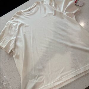 Nike White Polo Relaxed Short Sleeve Tee